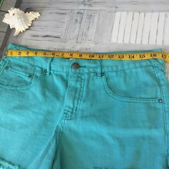 Free People cut off distress denim frayed - Picture 5 of 9